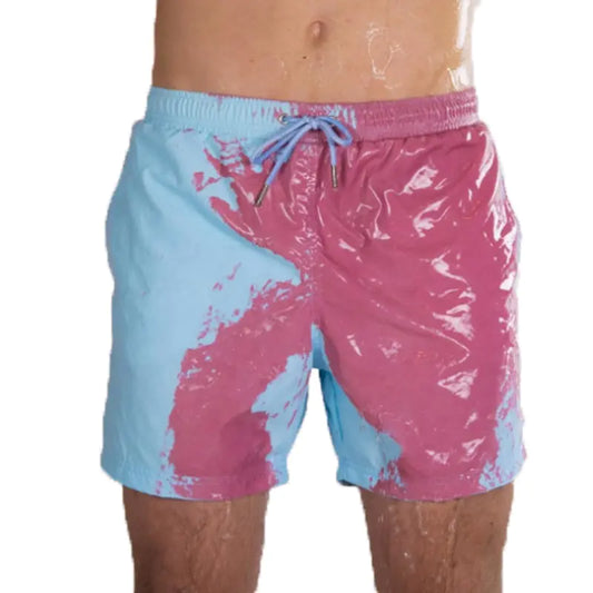 Magical Quick Dry Color Change Beach Shorts for Men