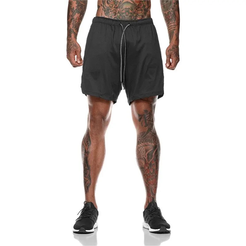 2020 New Men's Fitness Shorts: Breathable Mesh Quick Dry Sport Shorts