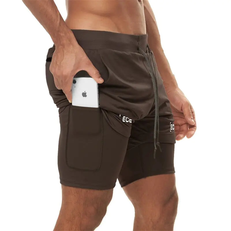 2 in 1 Double Layer Shorts
